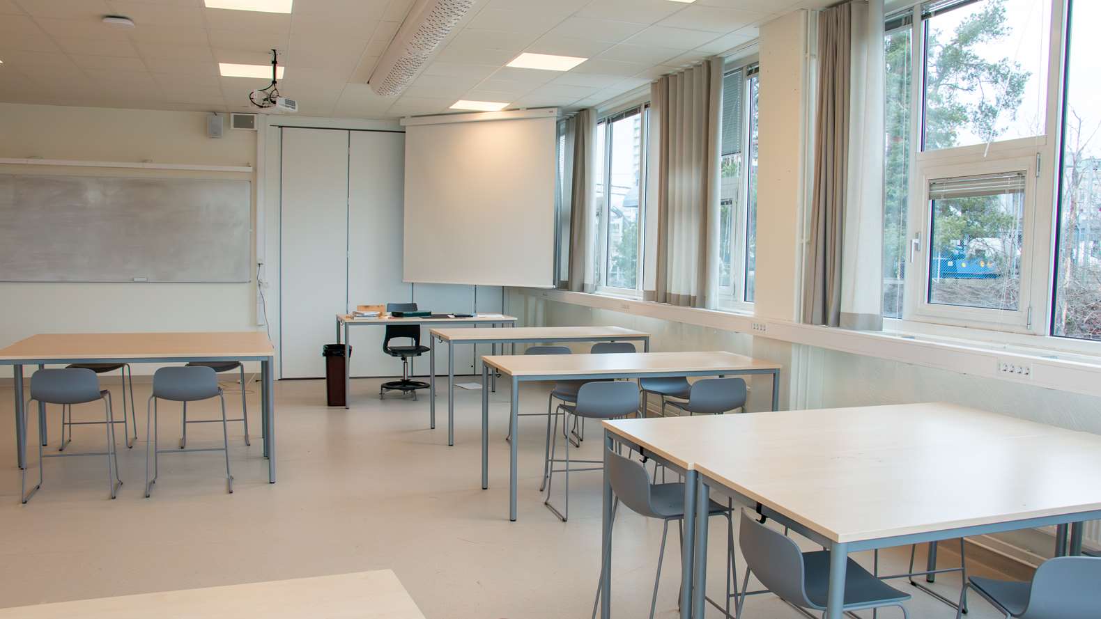 En tom lektionssal